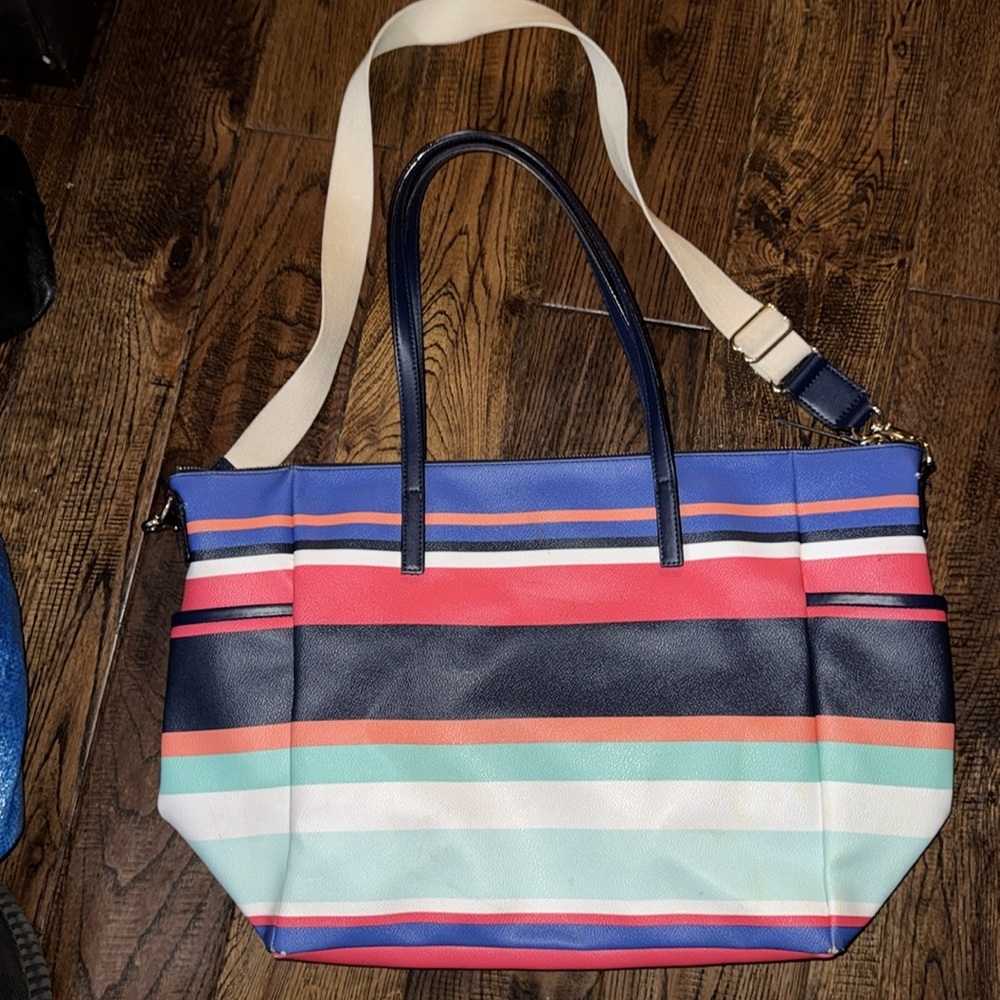 Kate Spade Colorful Striped Tote - Picture 3 of 11